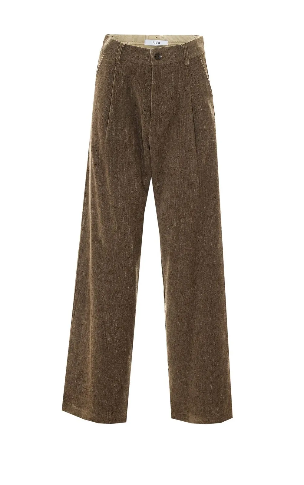 Pleated Loose-Fit Pants