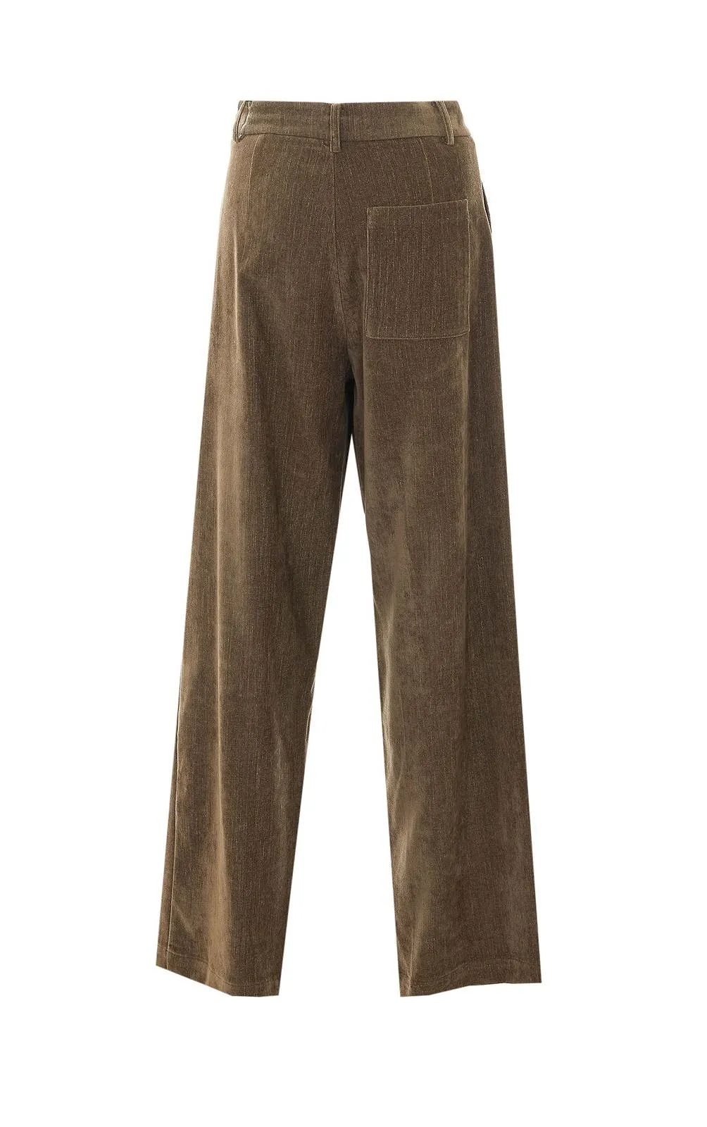Pleated Loose-Fit Pants