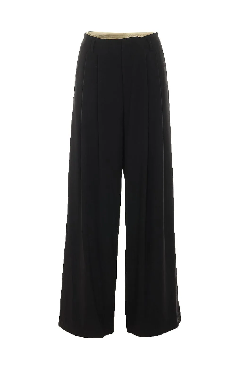 Pleated Wide-Leg Pants