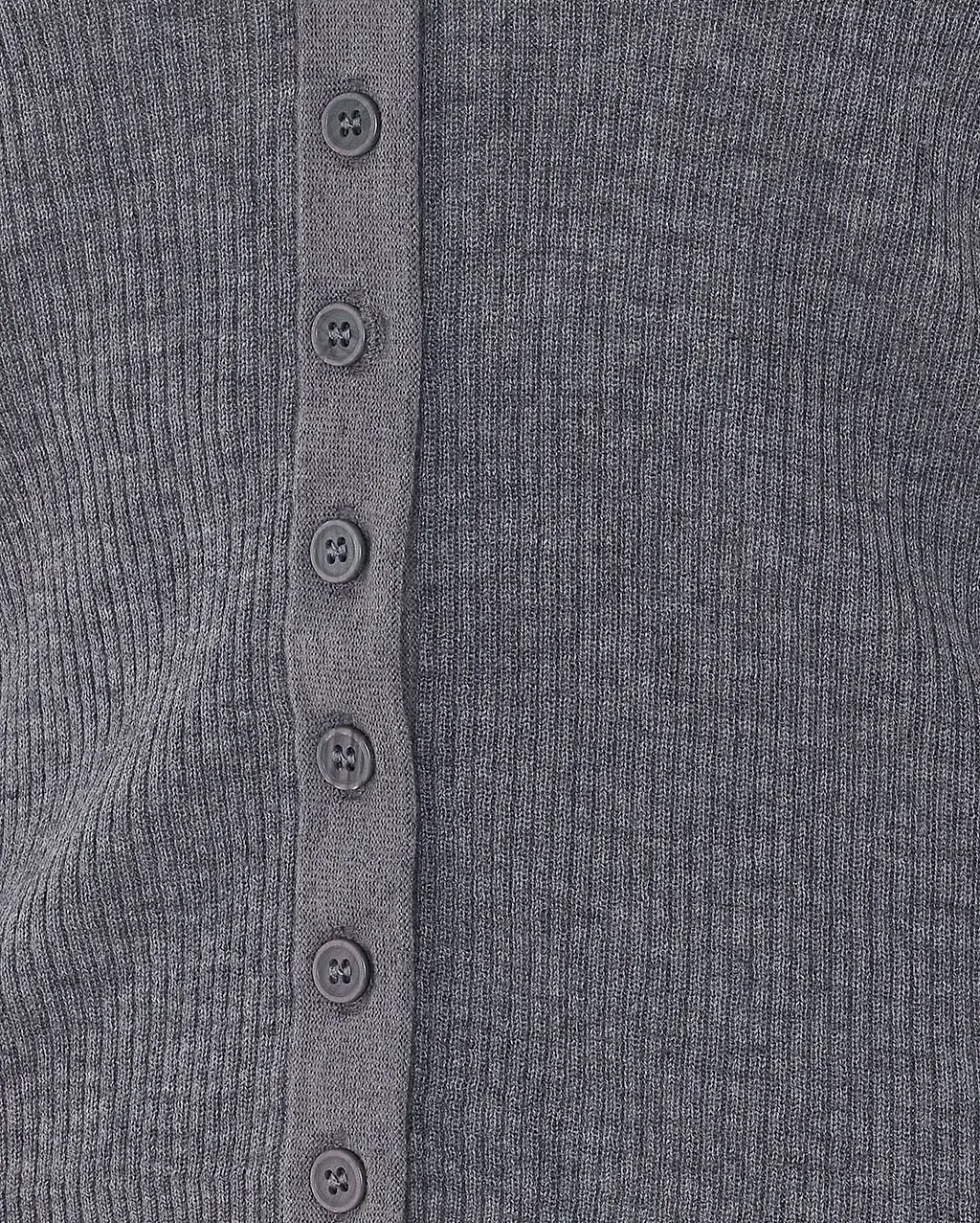 Ribbed V-Neck Cardigan