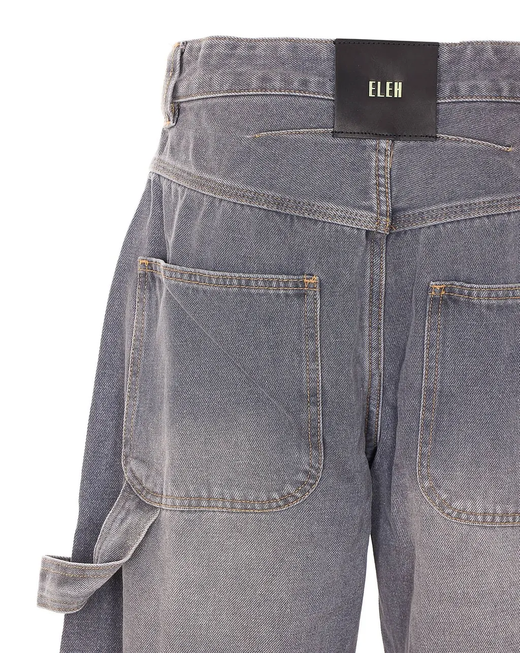 Eleh Wide-Leg Utility Jeans