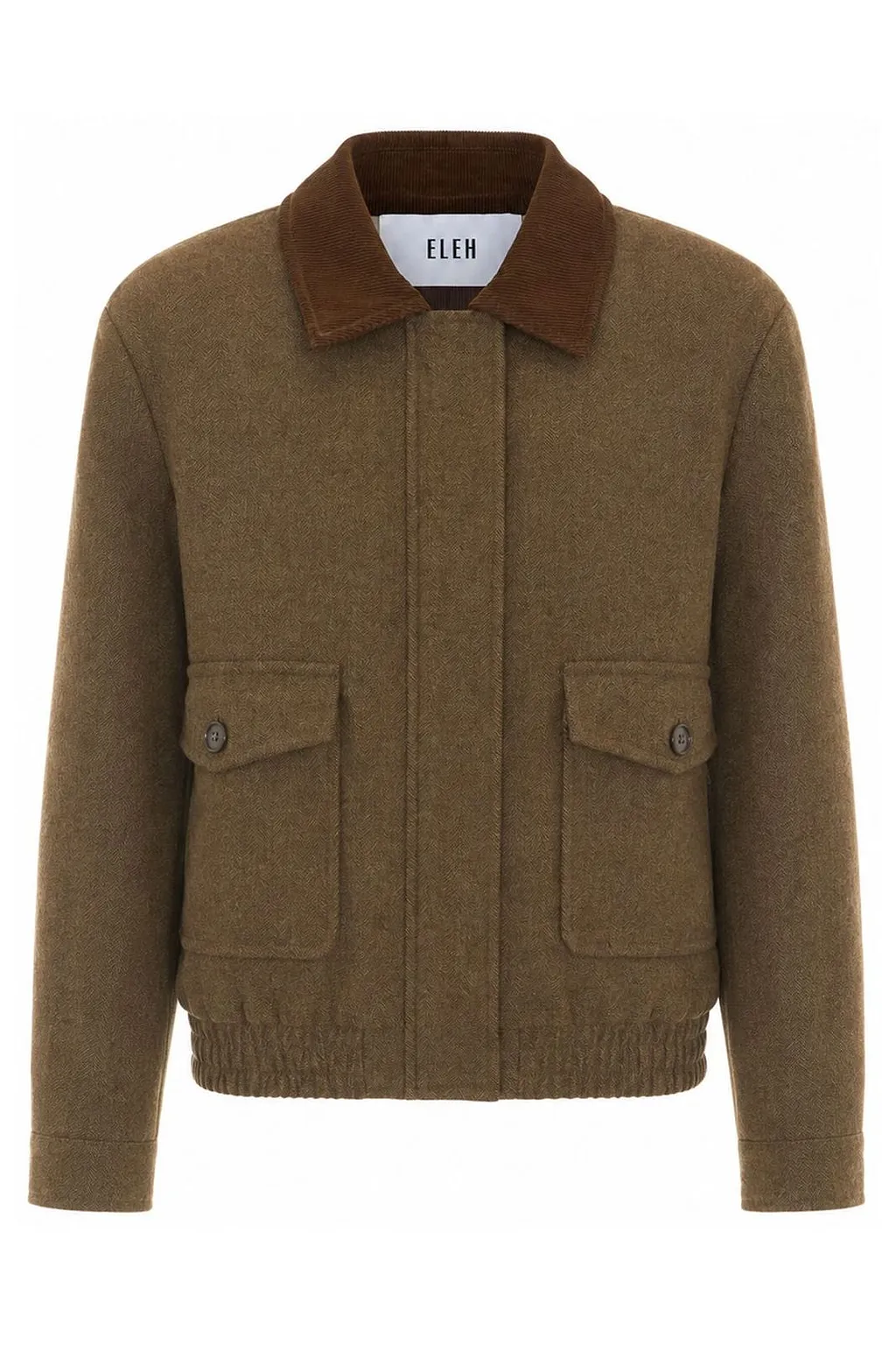 Eleh Zip-Front Collar Jackets
