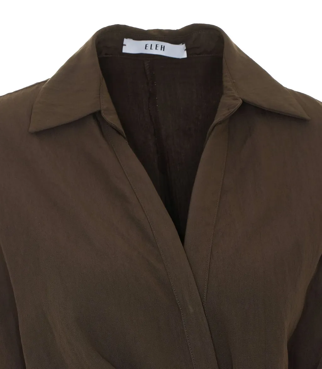 Eleh Wrap Tie-Waist Shirt