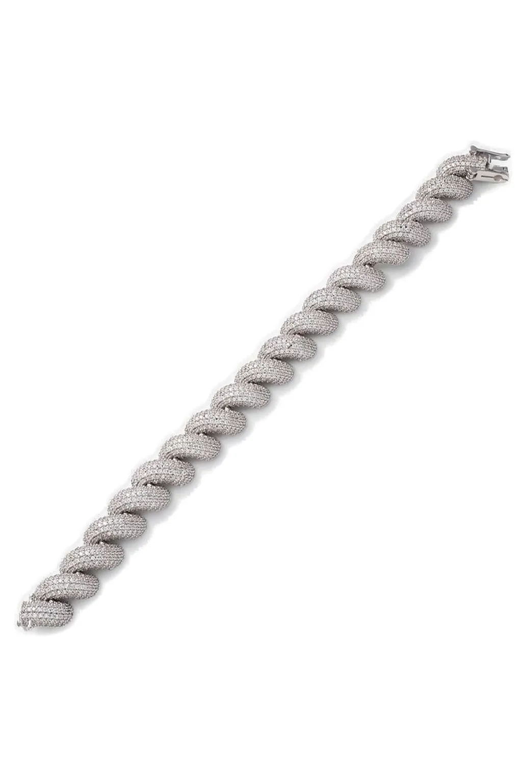 Eddie Borgo Pavé Torsade Bracelet