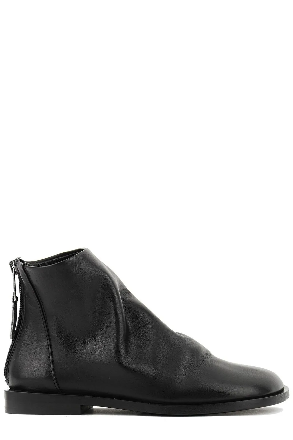 Elena Iachi Assymetrical Toe Zipped Boots