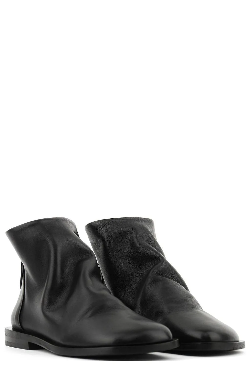 Elena Iachi Assymetrical Toe Zipped Boots