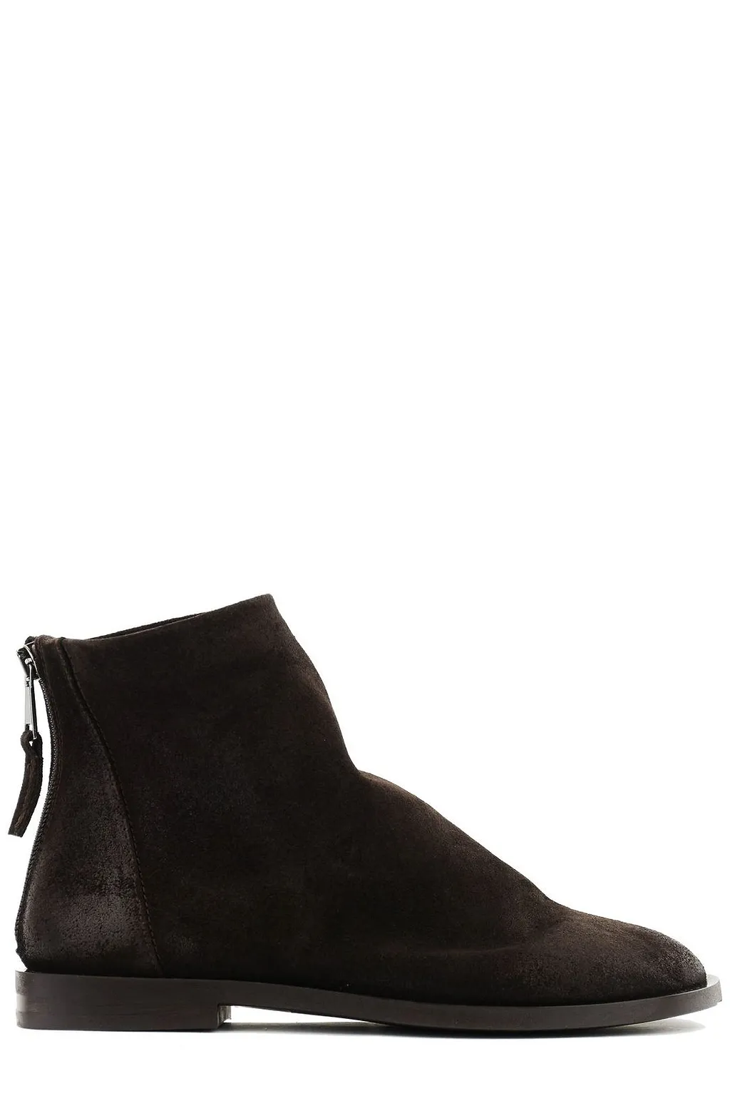 Elena Iachi Assymetrical Toe Zipped Boots