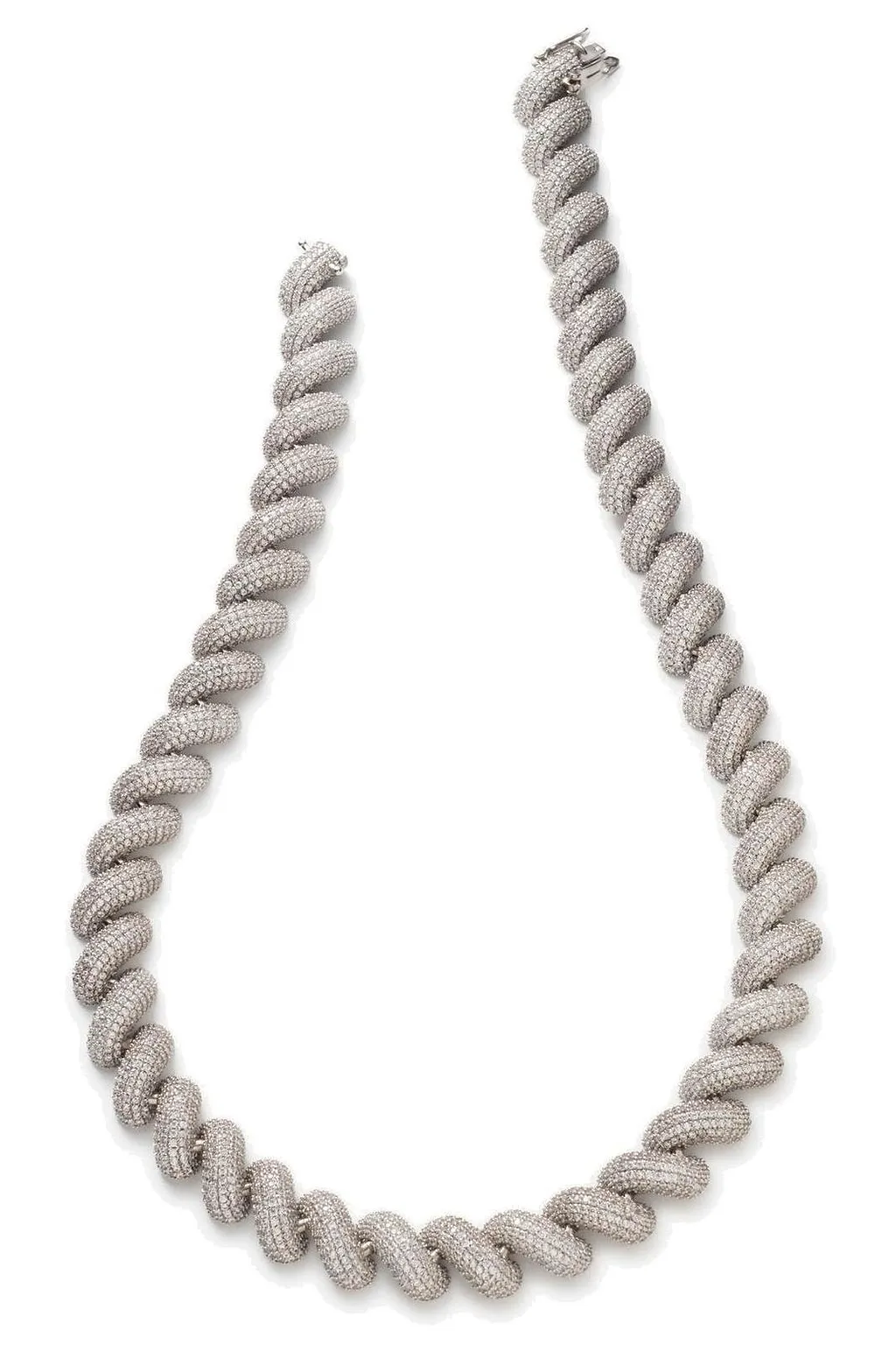 Eddie Borgo Rope Pave Necklace