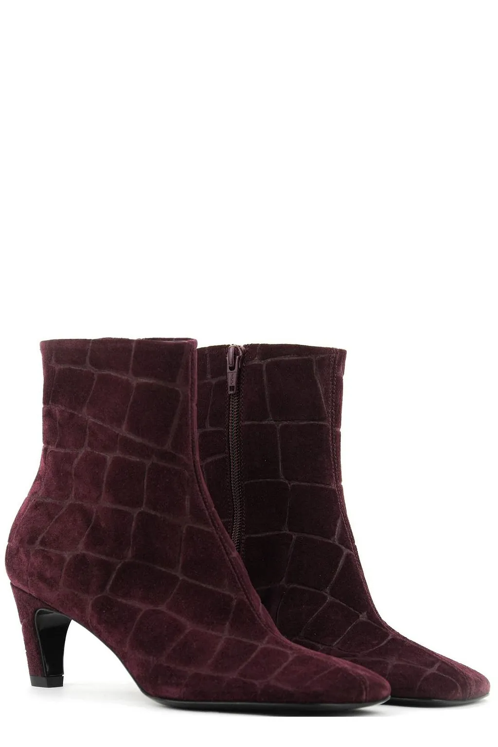 Elena Iachi Embossed Zipped Boots