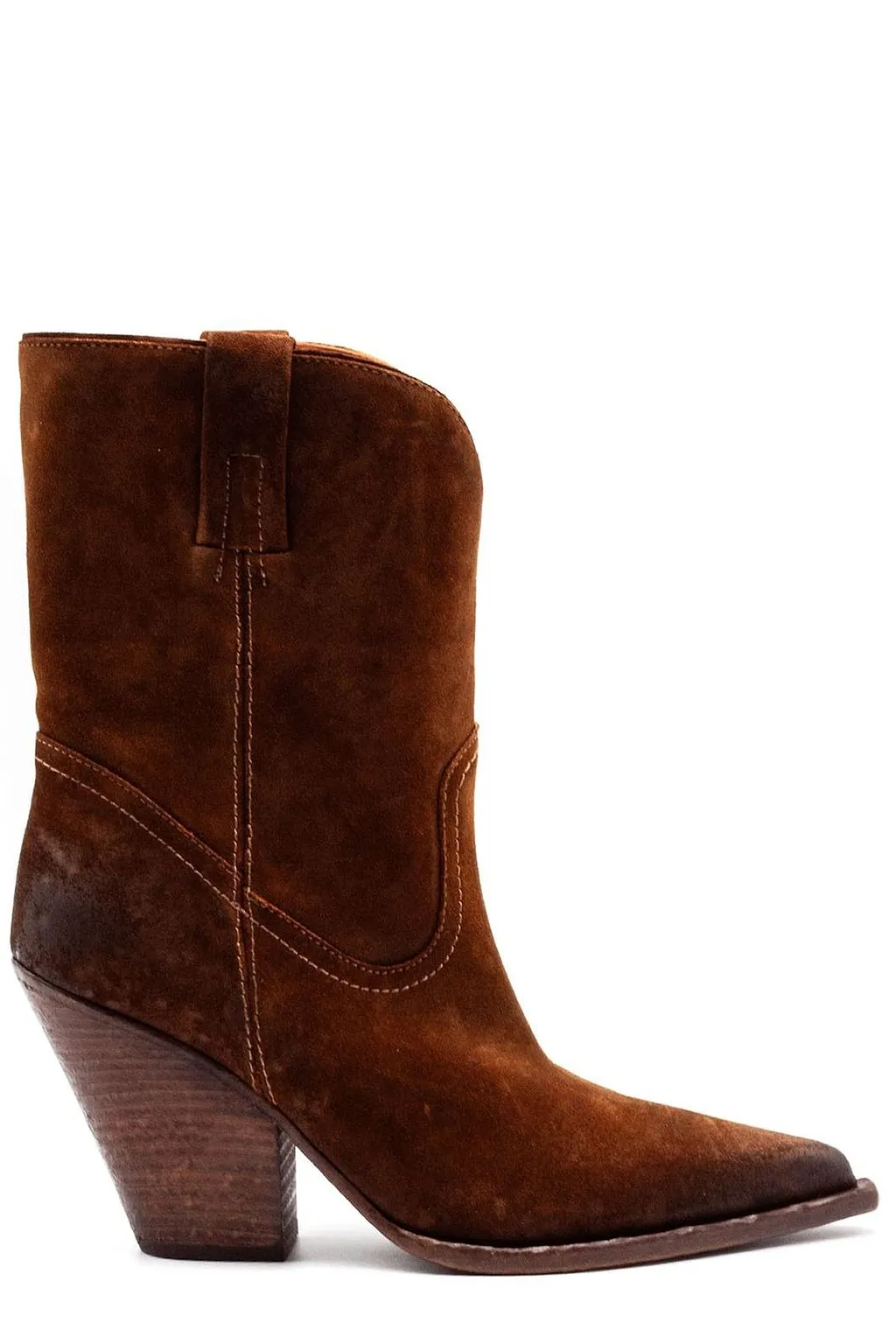Elena Iachi Mid Heel Texan Boots
