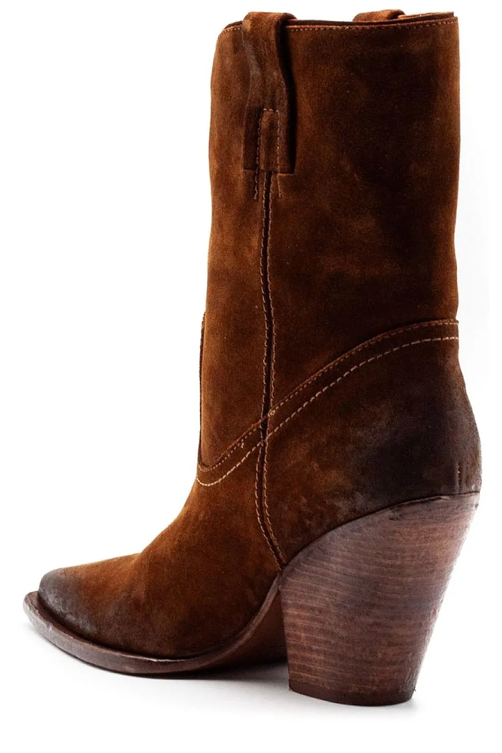 Elena Iachi Mid Heel Texan Boots