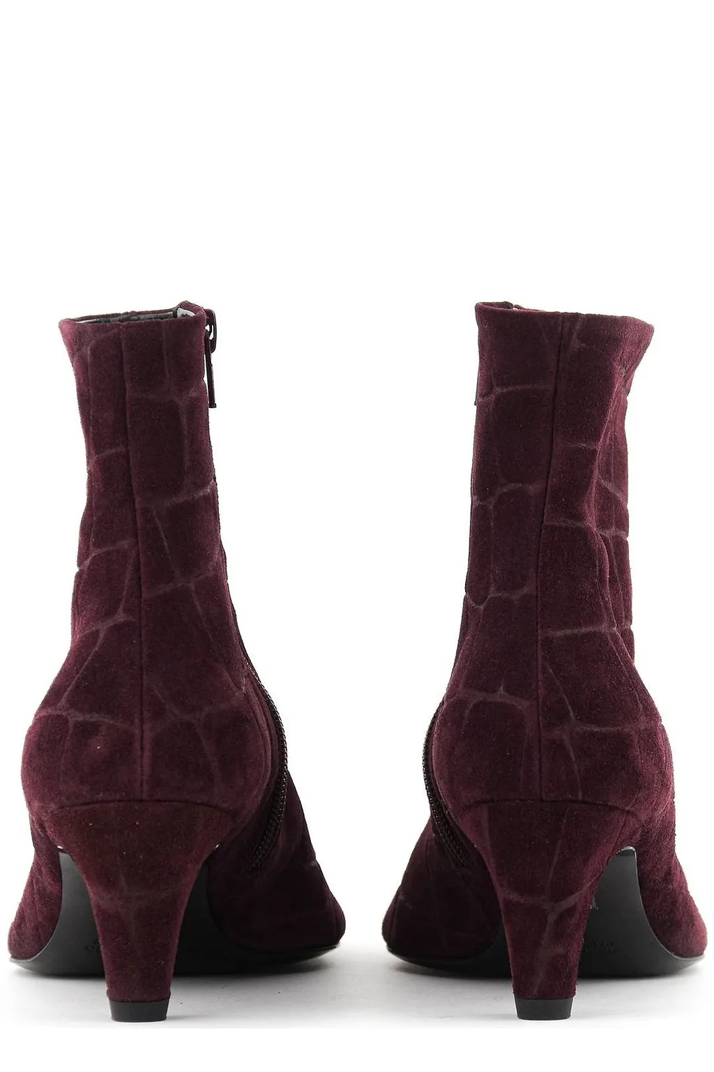 Elena Iachi Embossed Zipped Boots