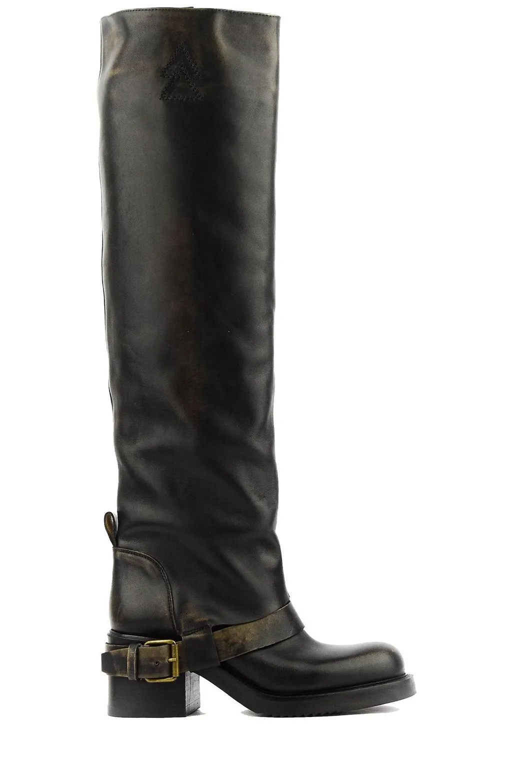 Elena Iachi Hooded Biker Boots