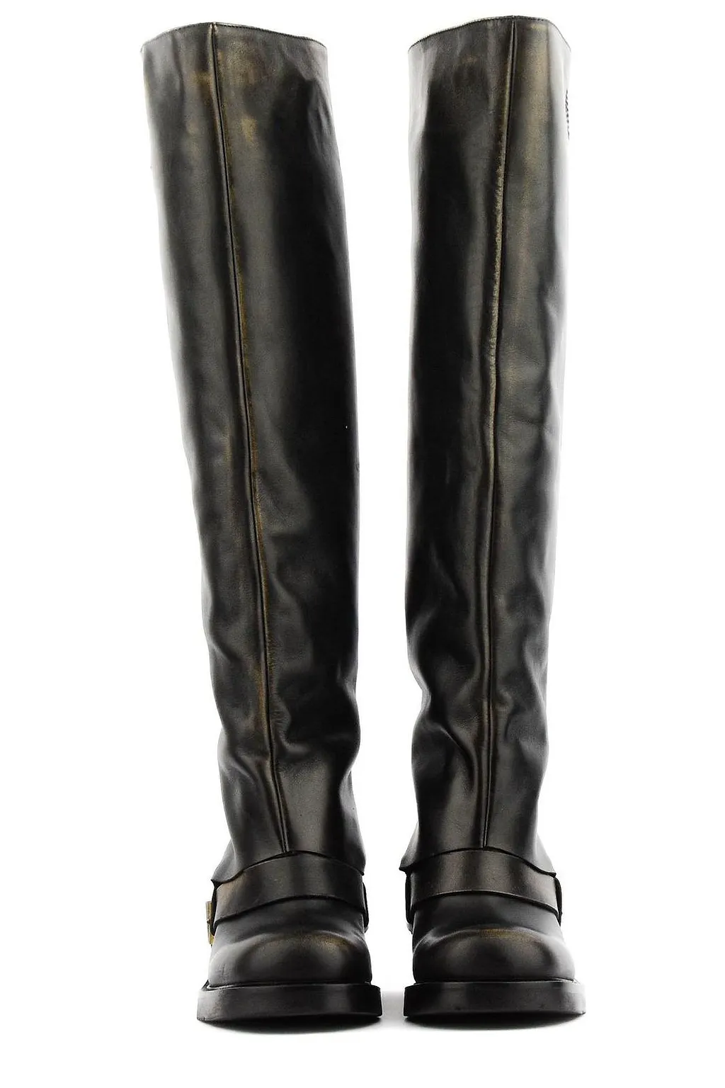 Elena Iachi Hooded Biker Boots