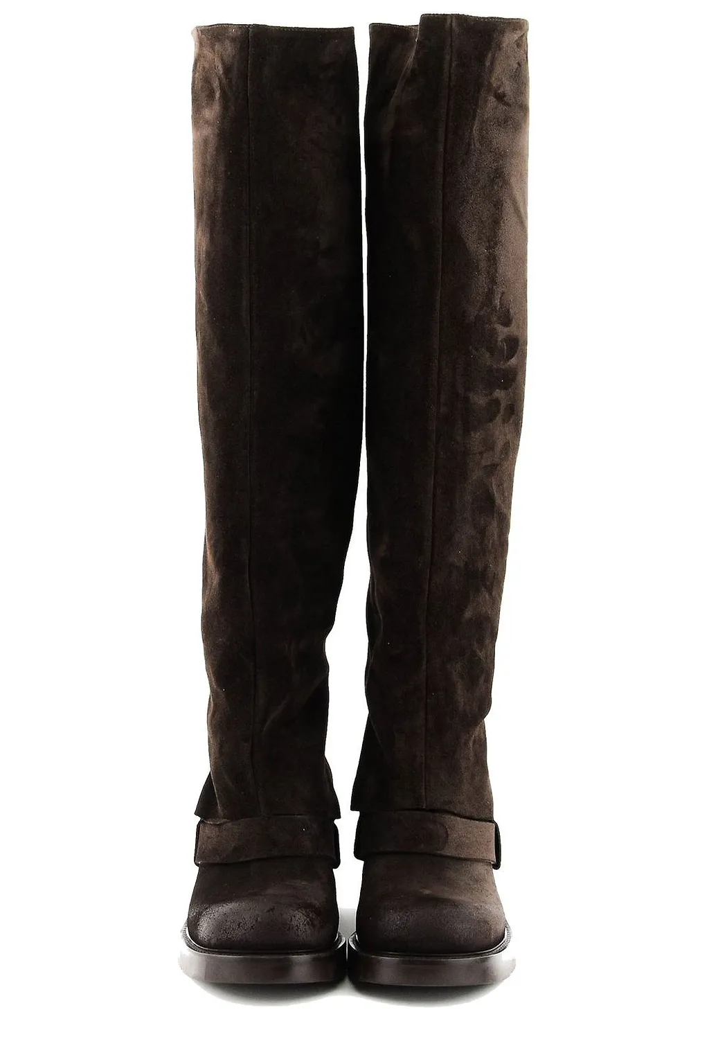 Elena Iachi Hooded Biker Boots