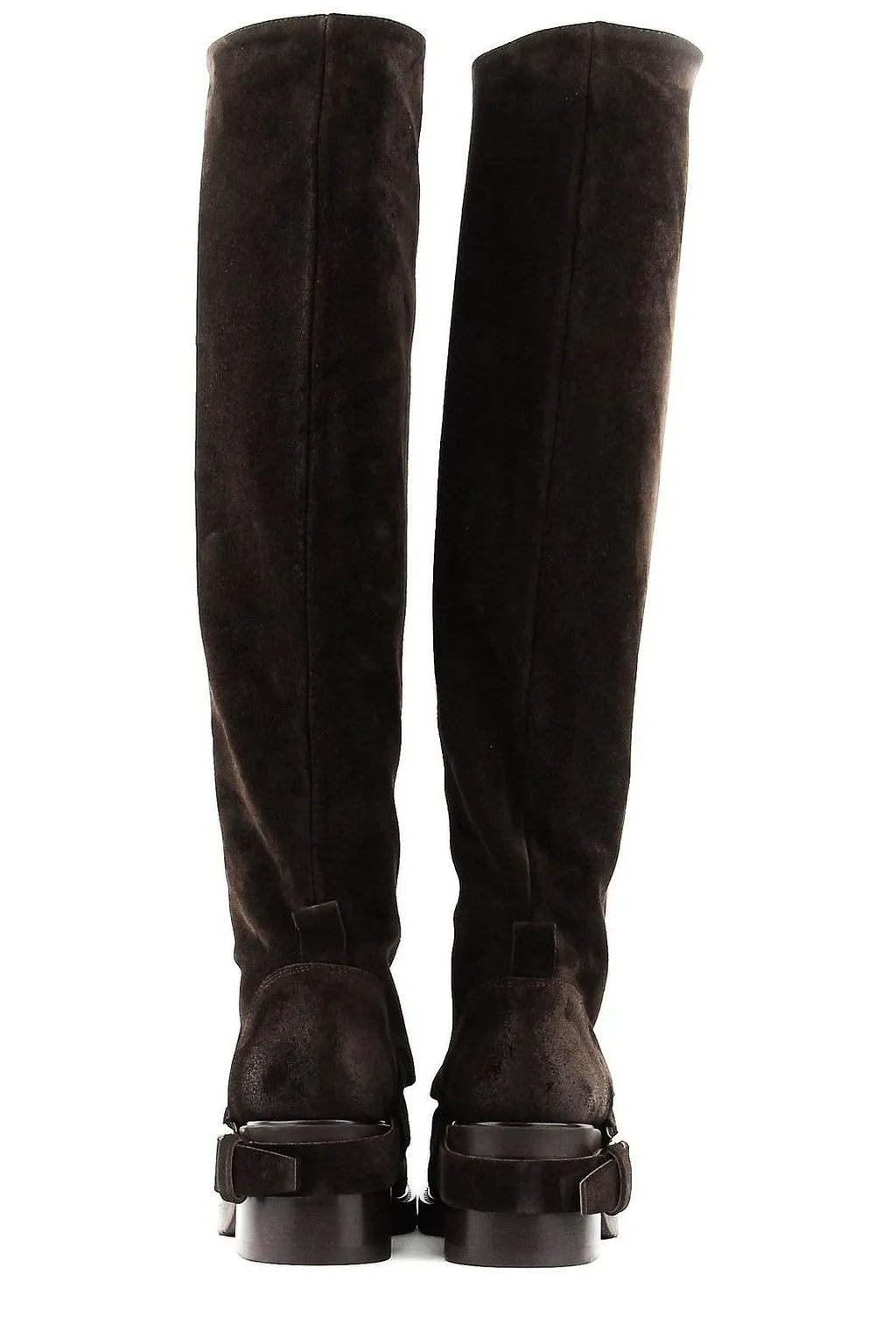 Elena Iachi Hooded Biker Boots