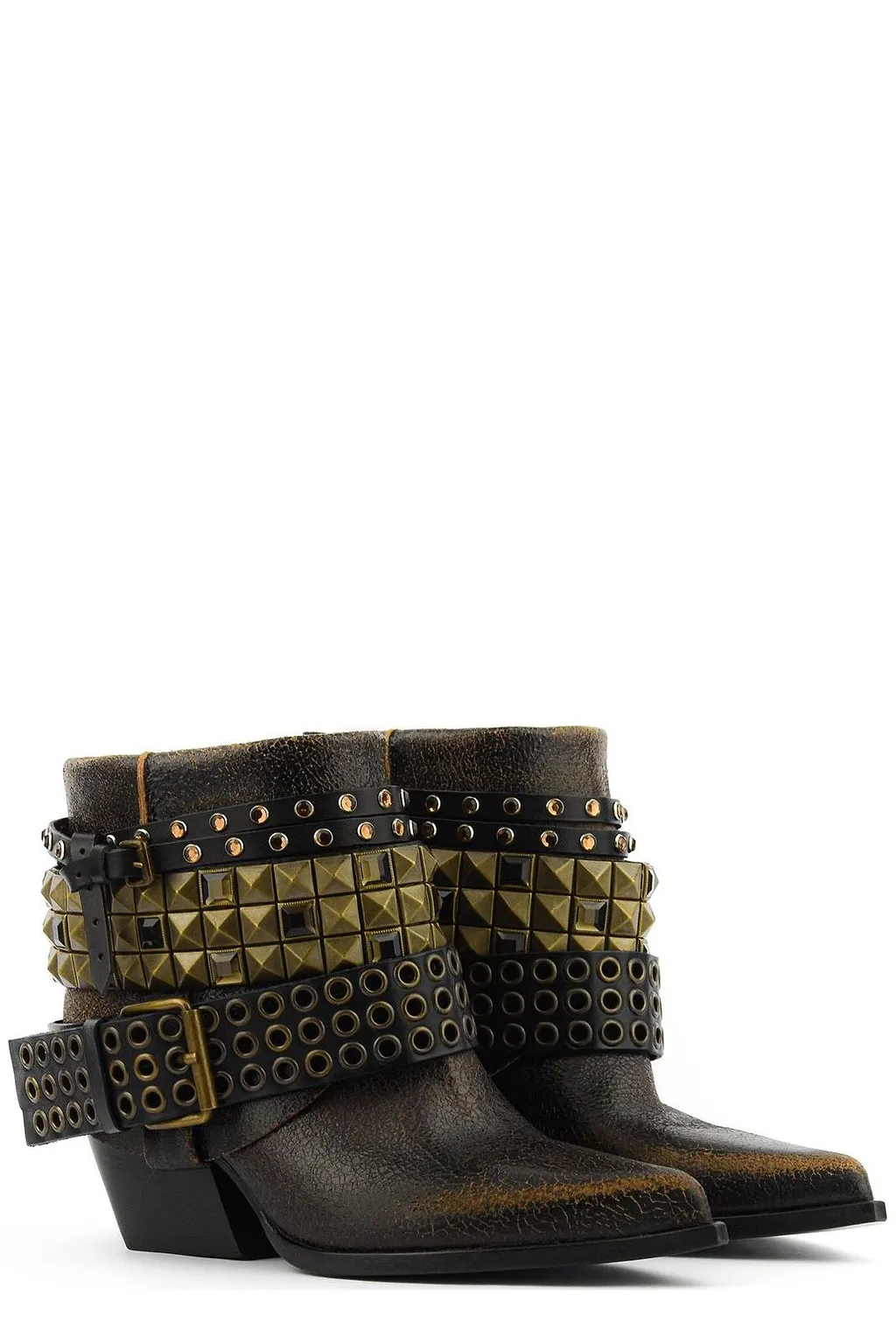Elena Iachi Rockstar Pointed Toe Boots