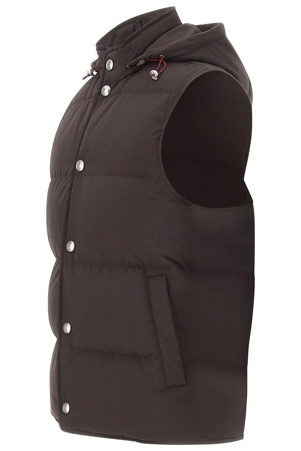 Eleventy Hooded Down Vest