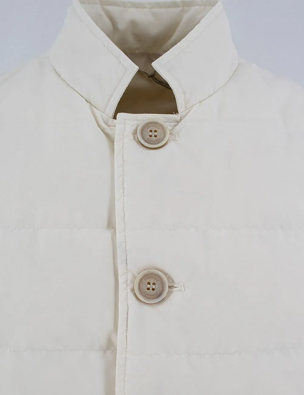 Eleventy Quilted Stand-Collar Down Vest