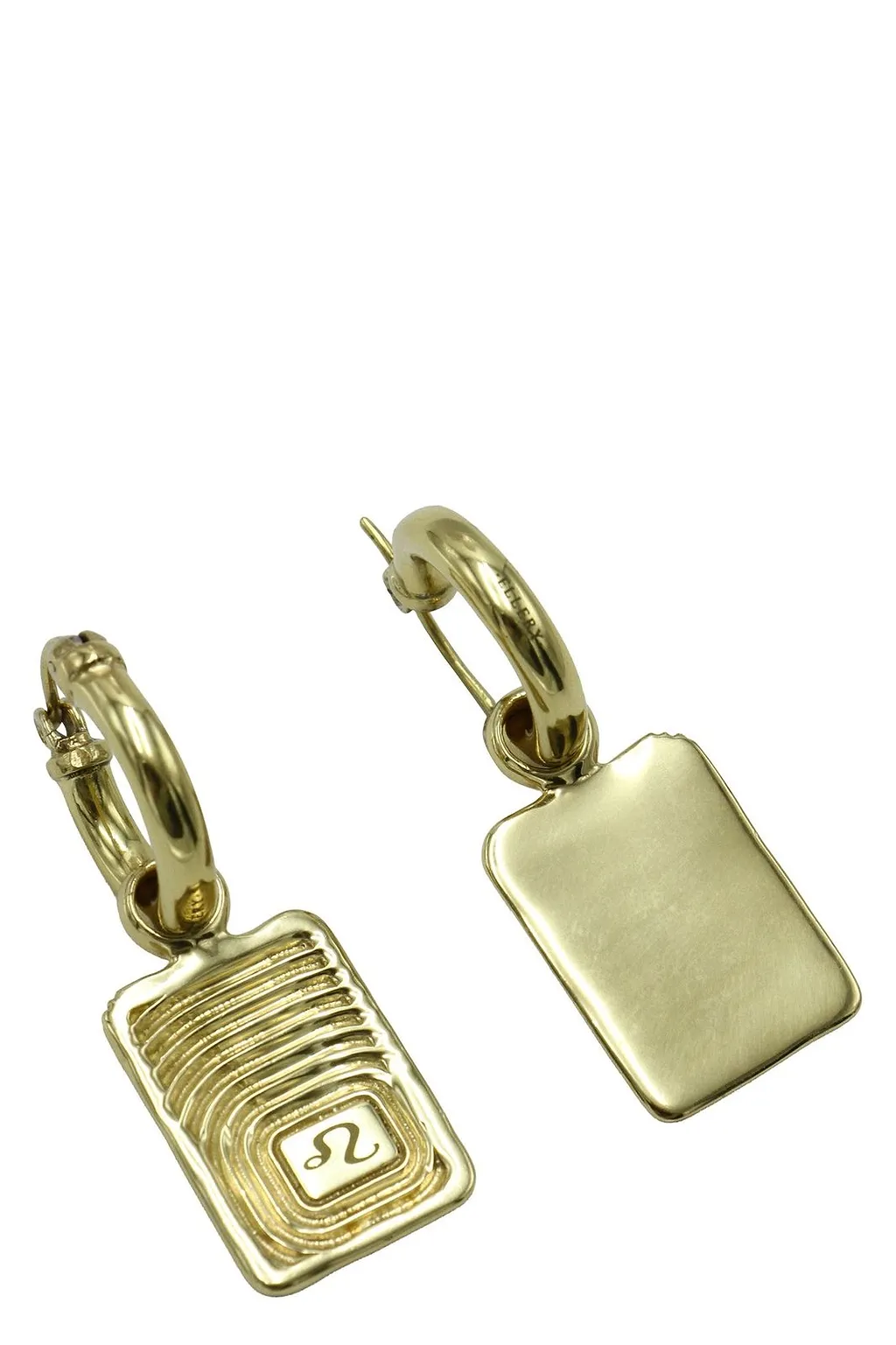 Ellery Zodiac Pendant Hoop Earrings
