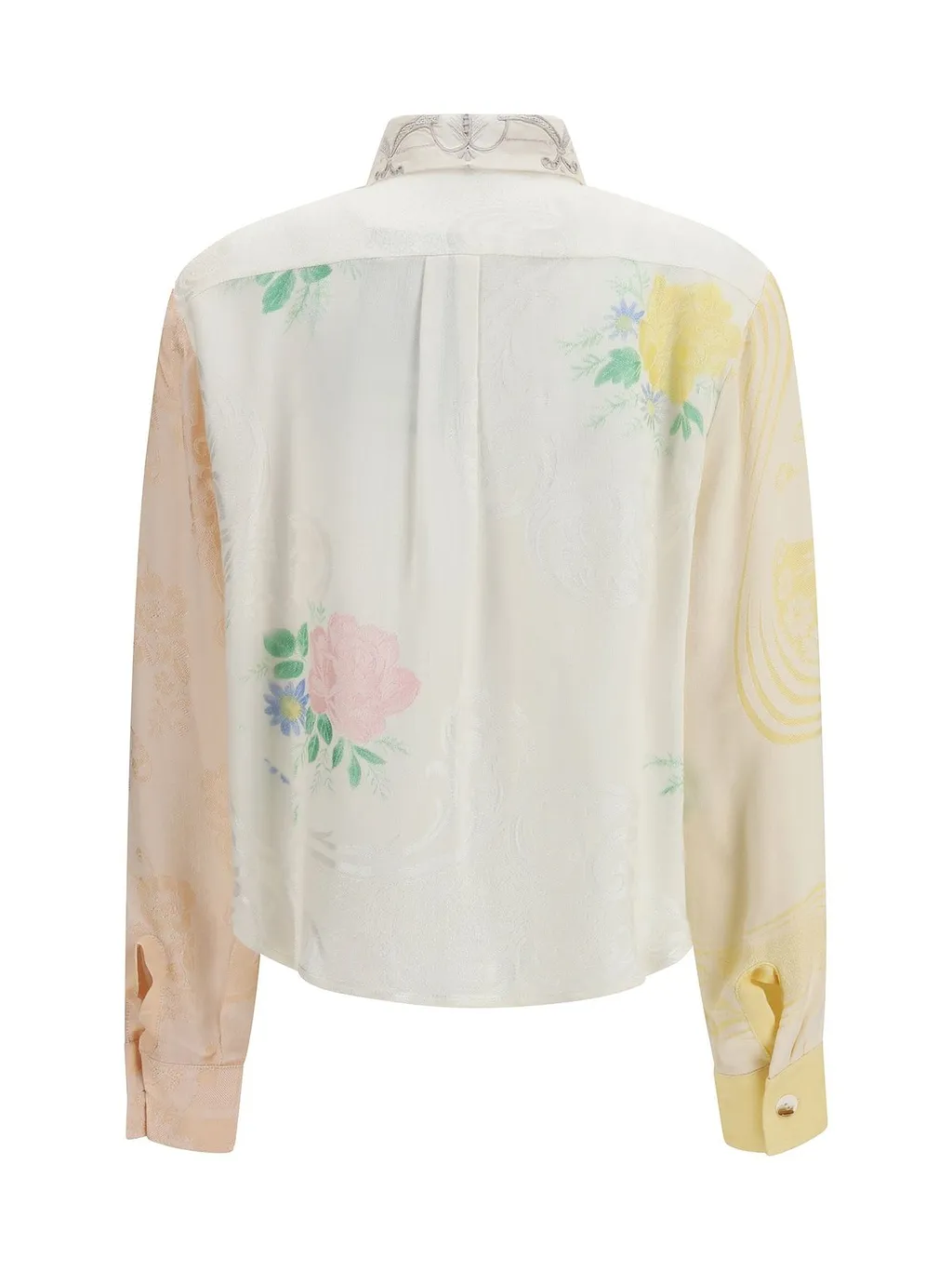 E.L.V. Denim Embroidered Button-Up Shirt