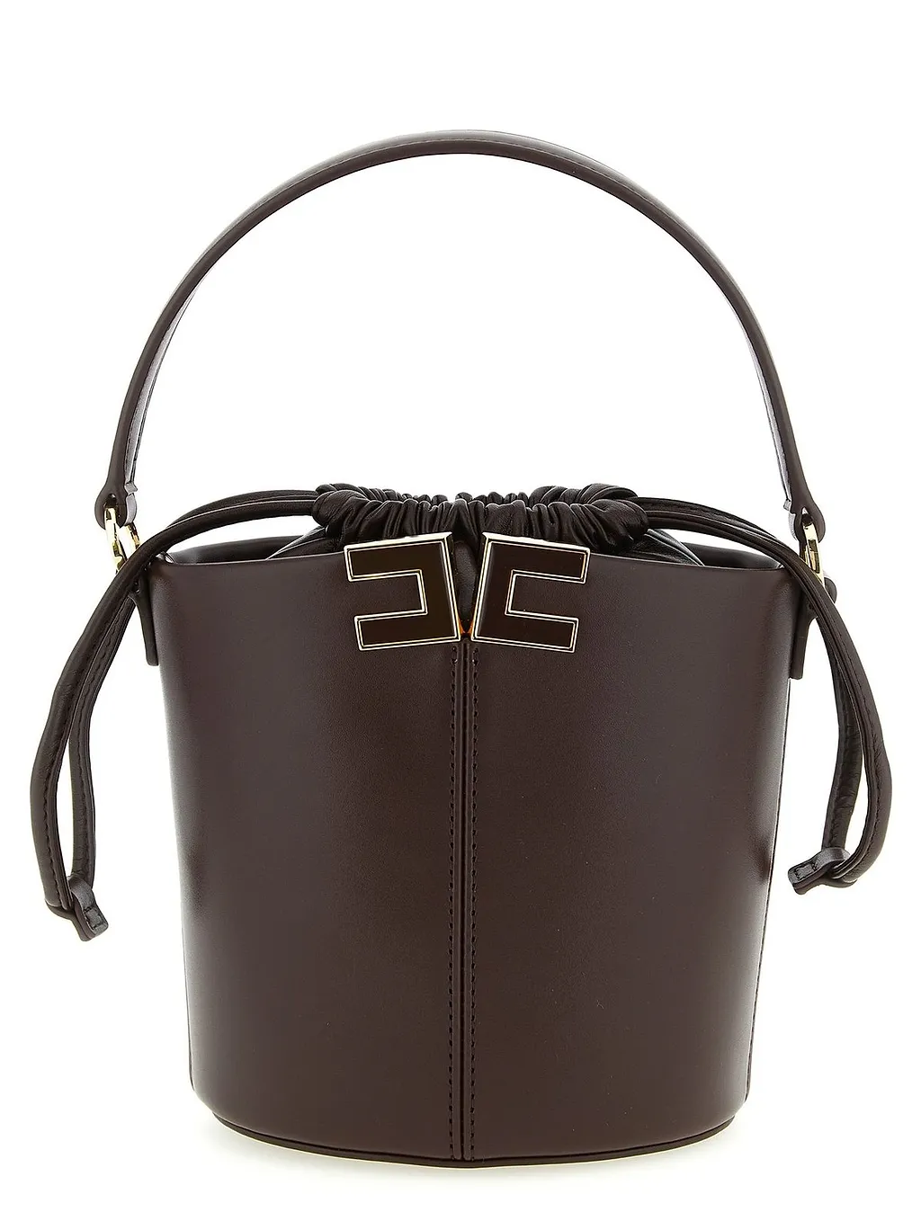 Elisabetta Franchi Logo Detailed Bucket Bag