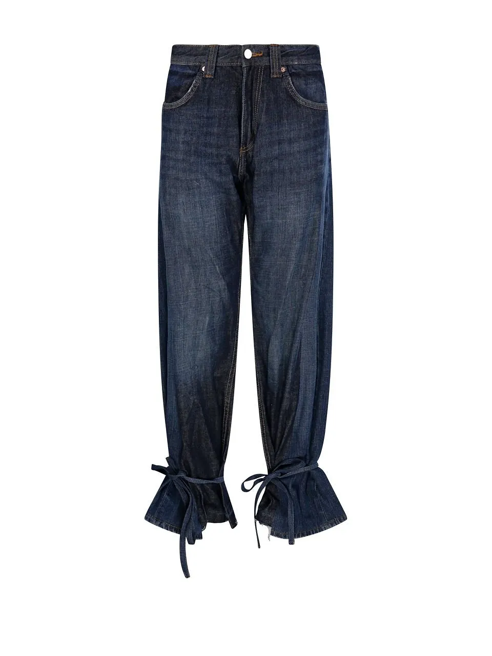 Ridley Ruffle-Hem Jeans