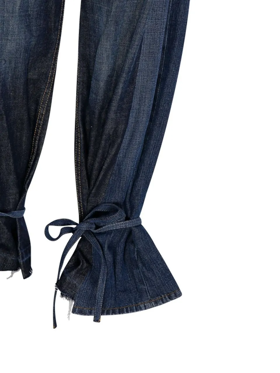 Ridley Ruffle-Hem Jeans