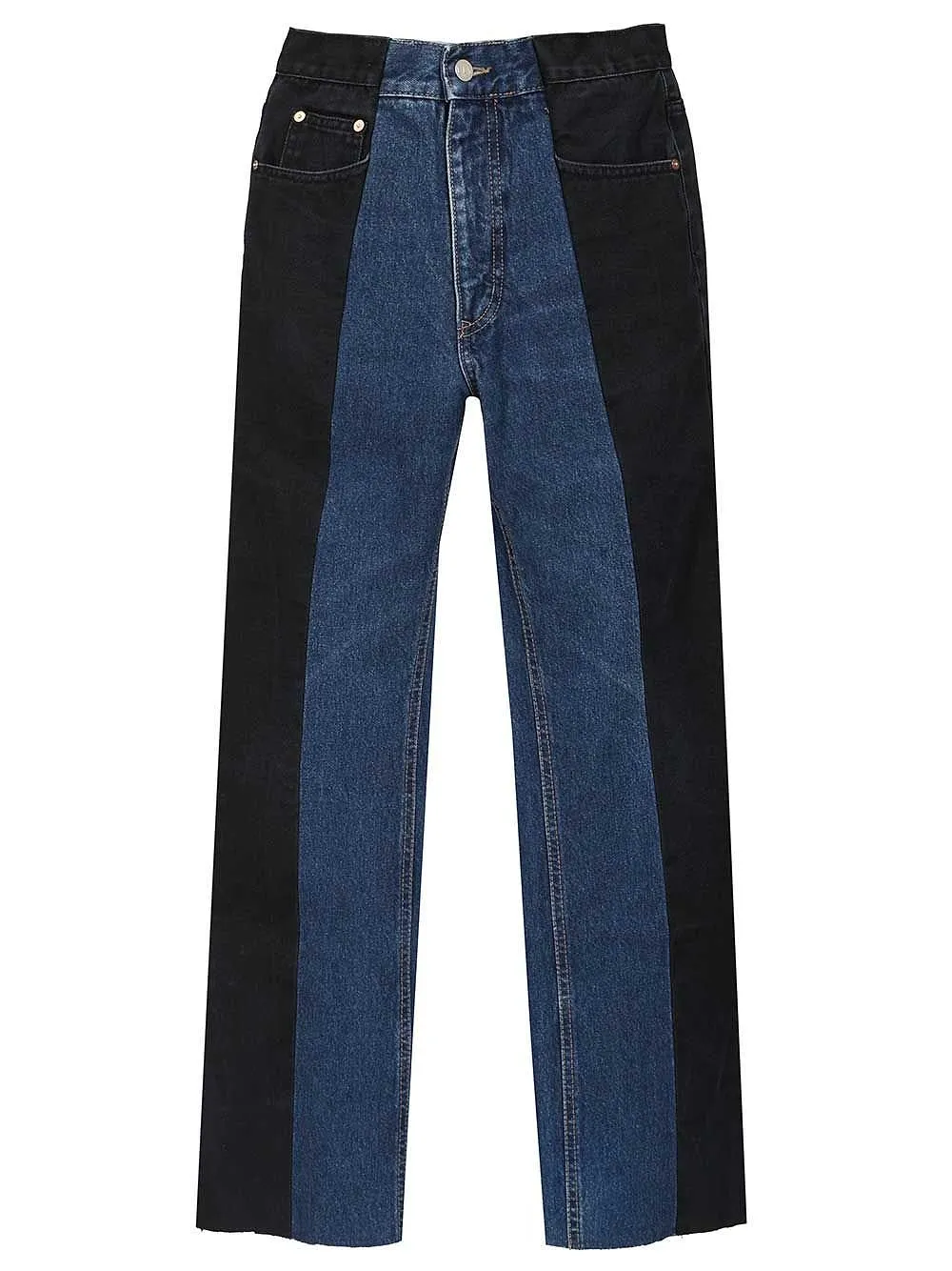 Panelled Flare Jeans