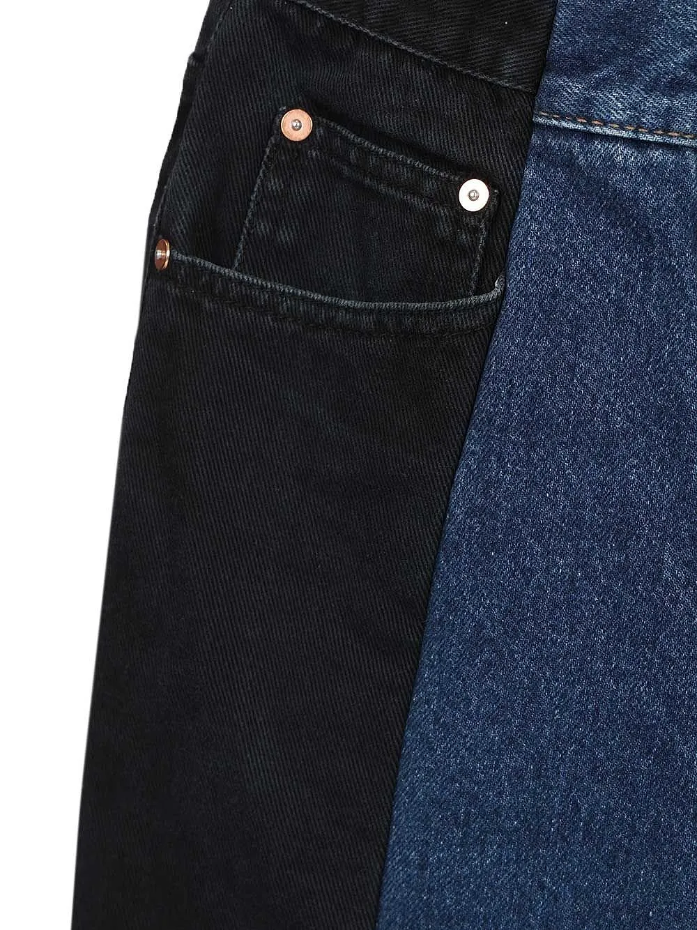 Panelled Flare Jeans