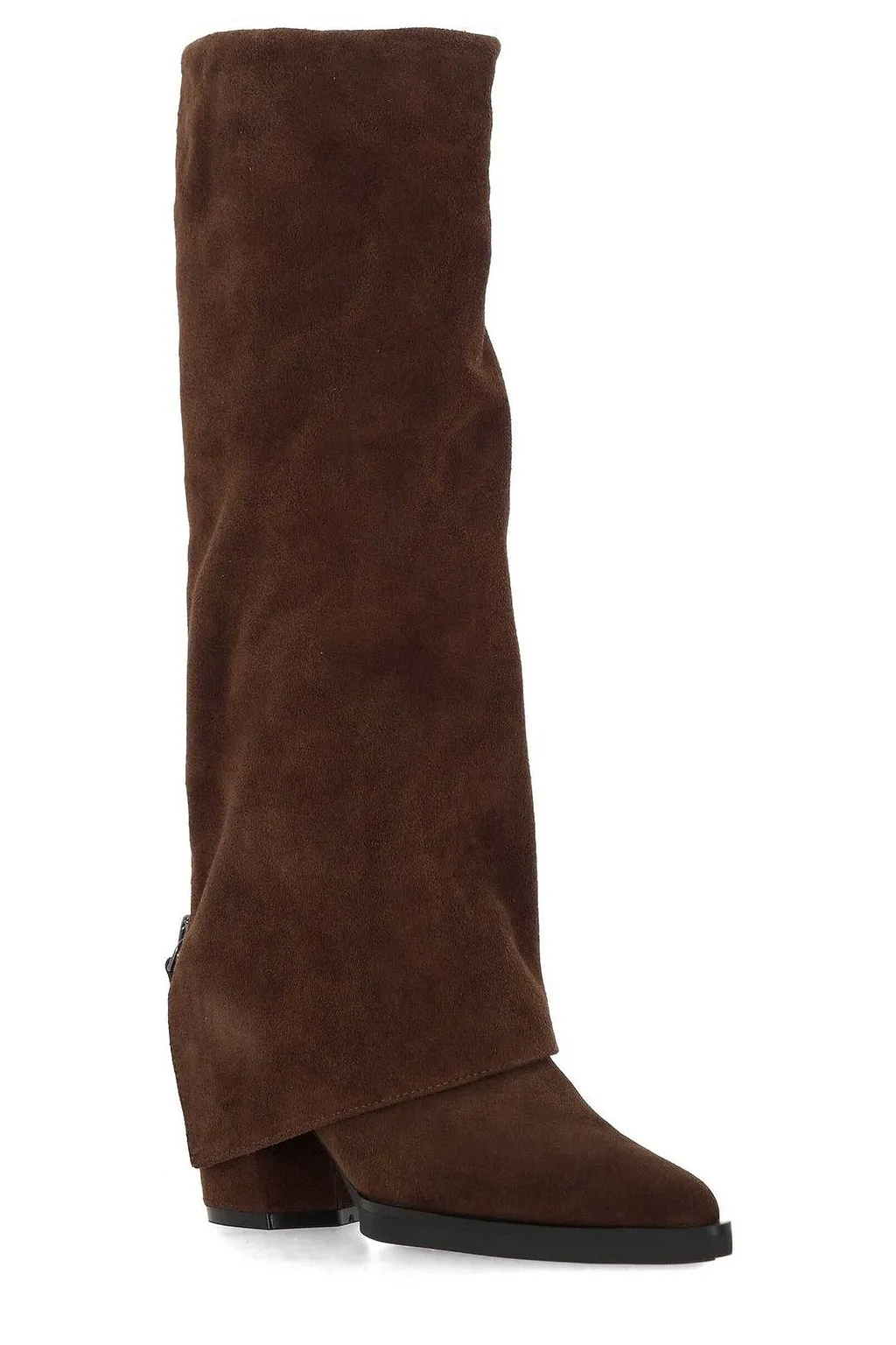 Slouchy Block Heel Boots