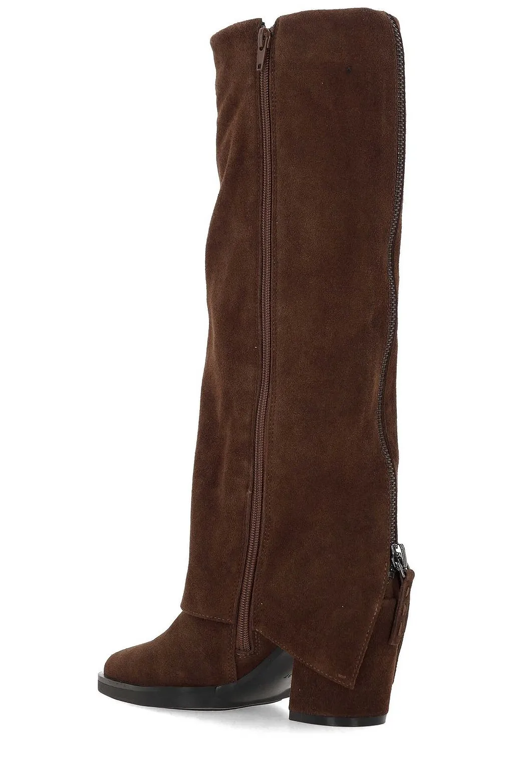 Slouchy Block Heel Boots