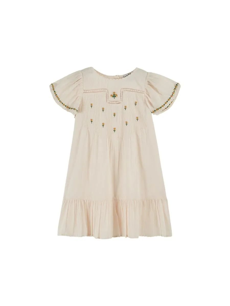 Emile Et Ida Embroidered Ruffled Dress
