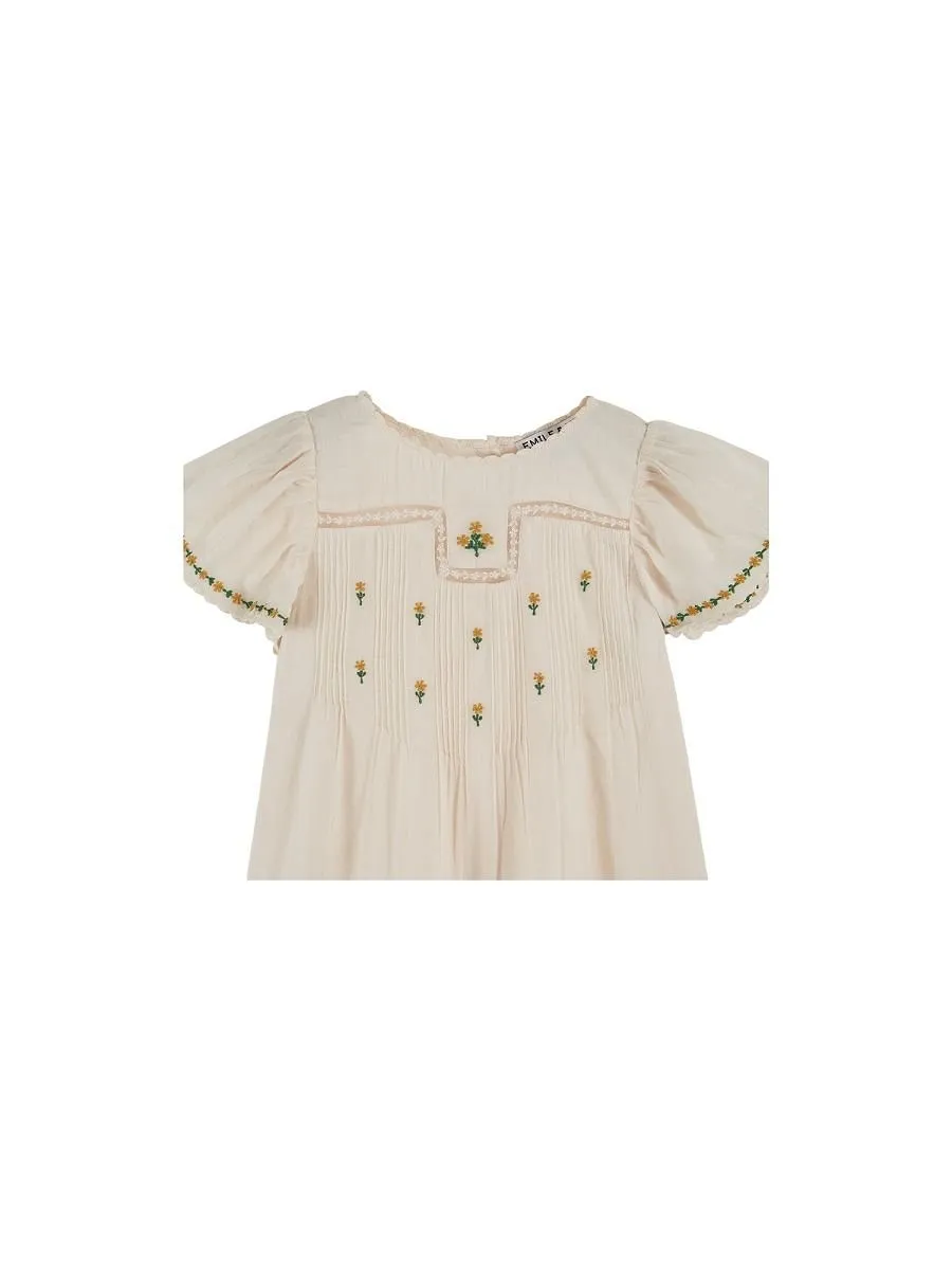 Emile Et Ida Embroidered Ruffled Dress