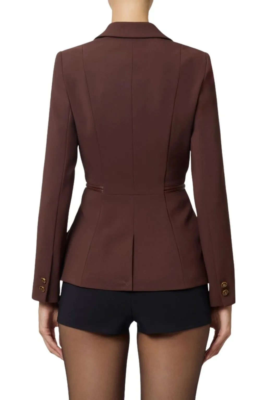 Elisabetta Franchi Double Breasted Tailored Blazer