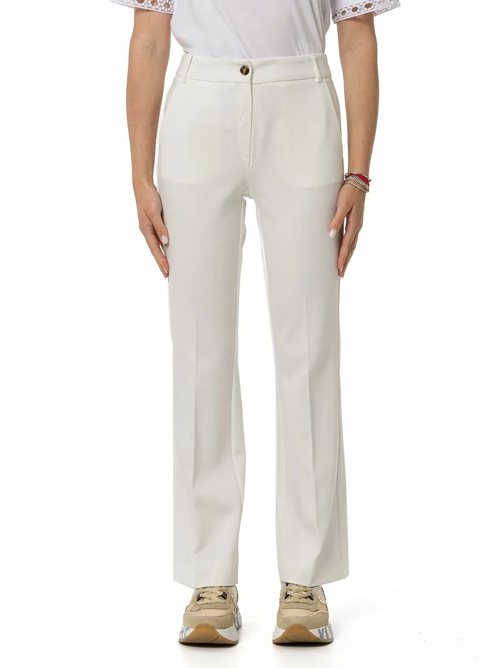 Emme Marella Jersey Stretch Flared Pants