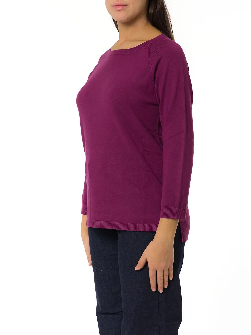 Emme Marella Long Sleeve Boat Neckline Jumper