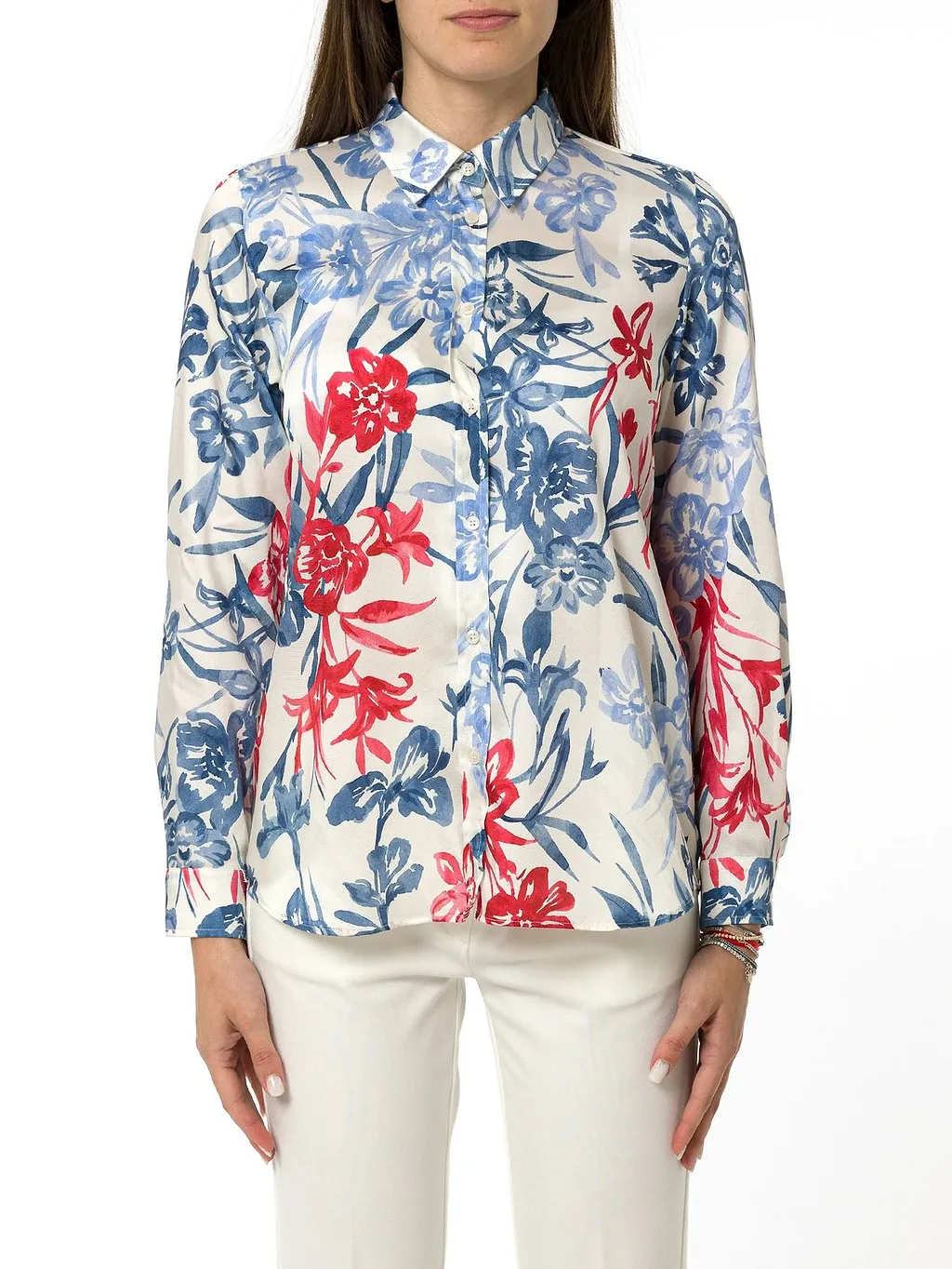 Emme Marella Pattern Printed Twill Shirt