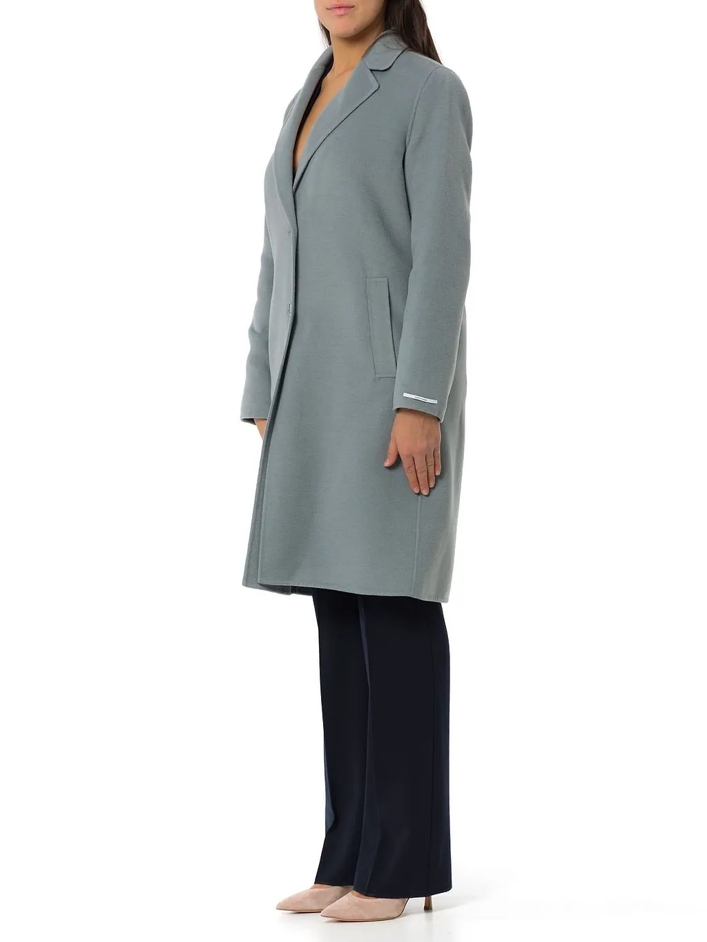 Emme Marella Long Sleeve Single Breasted Coat