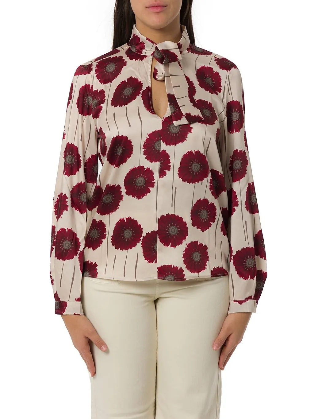 Emme Marella Long Sleeve Printed Blouse