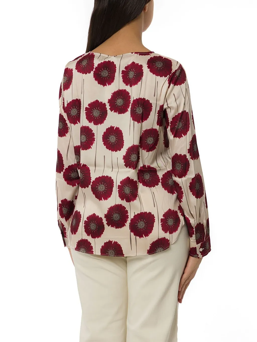 Emme Marella Printed Crewneck Blouse