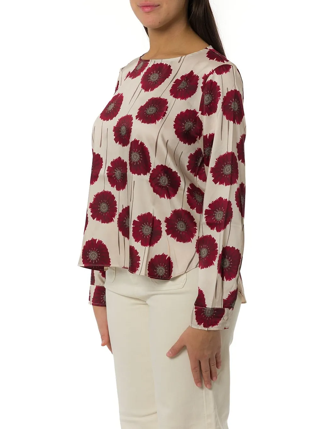 Emme Marella Printed Crewneck Blouse