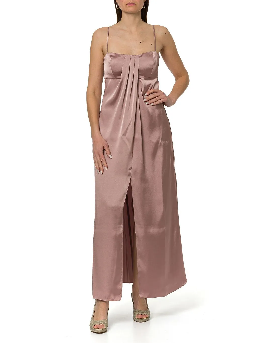 Emme Marella Satin Bustier Dress