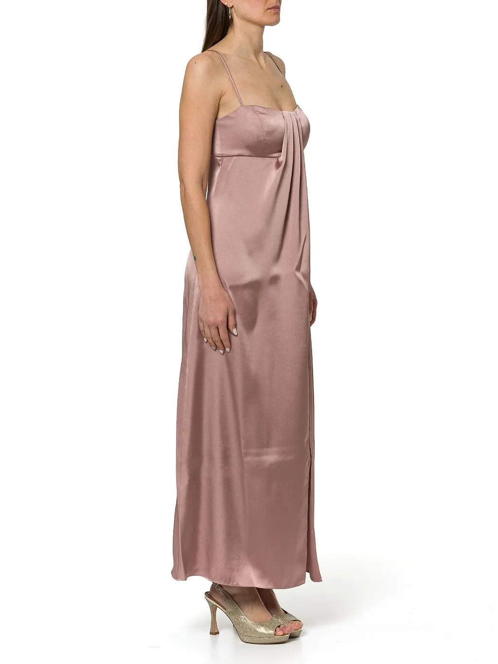 Emme Marella Satin Bustier Dress