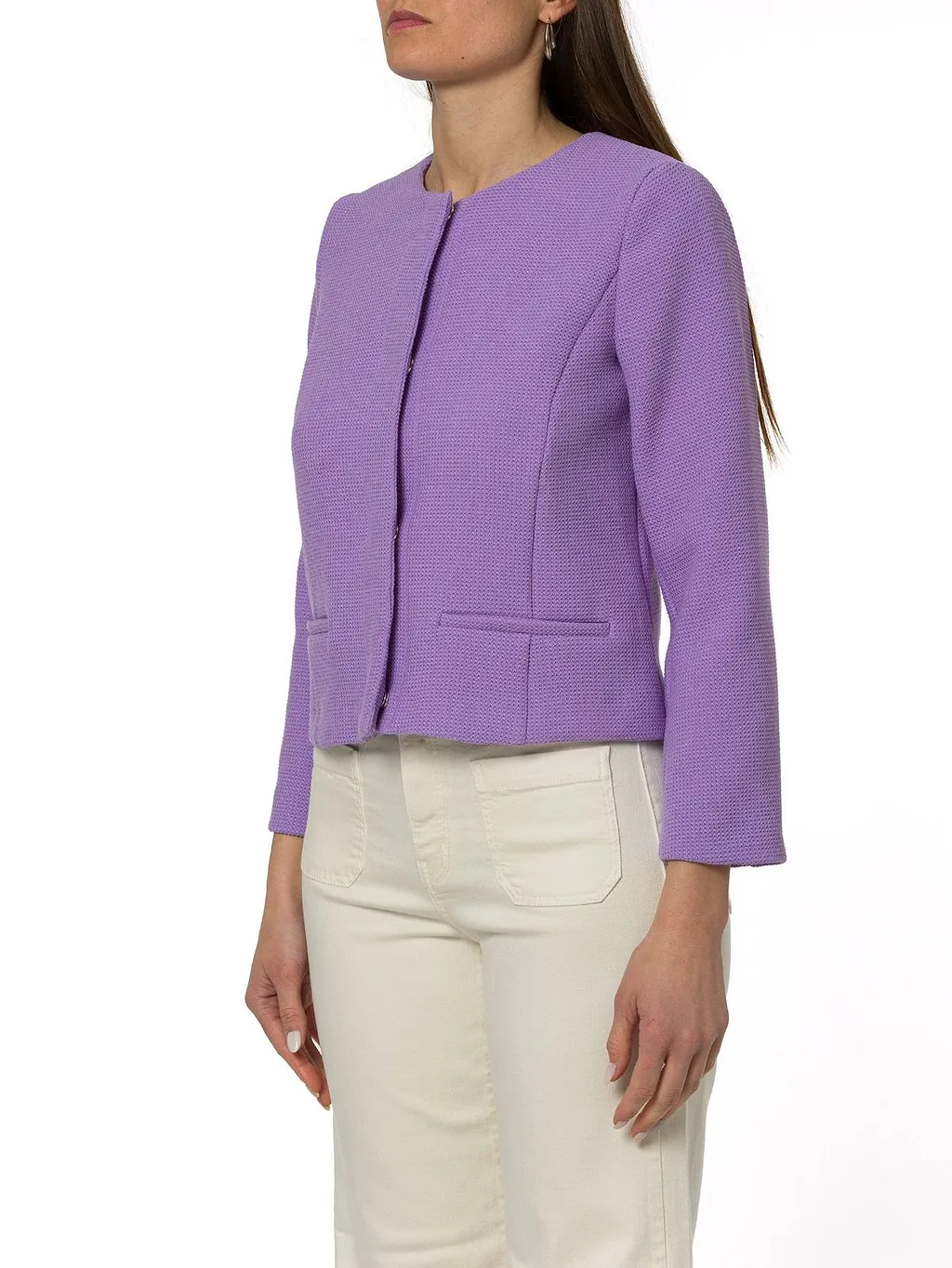 Emme Marella Short Basketweave Jacket