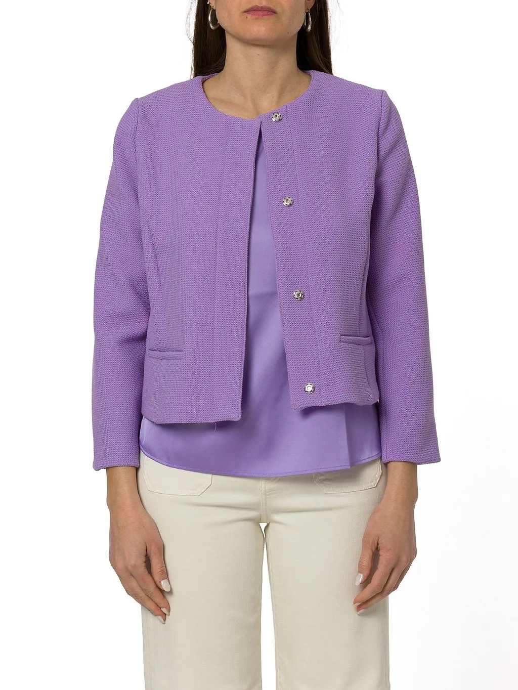 Emme Marella Short Basketweave Jacket