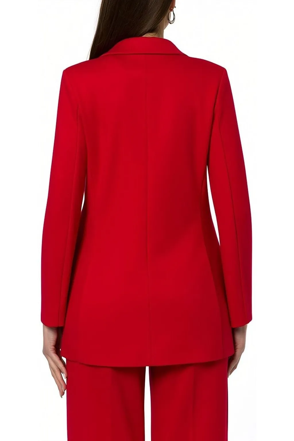 Emme Marella Single-Breasted Stretch Jersey Jacket