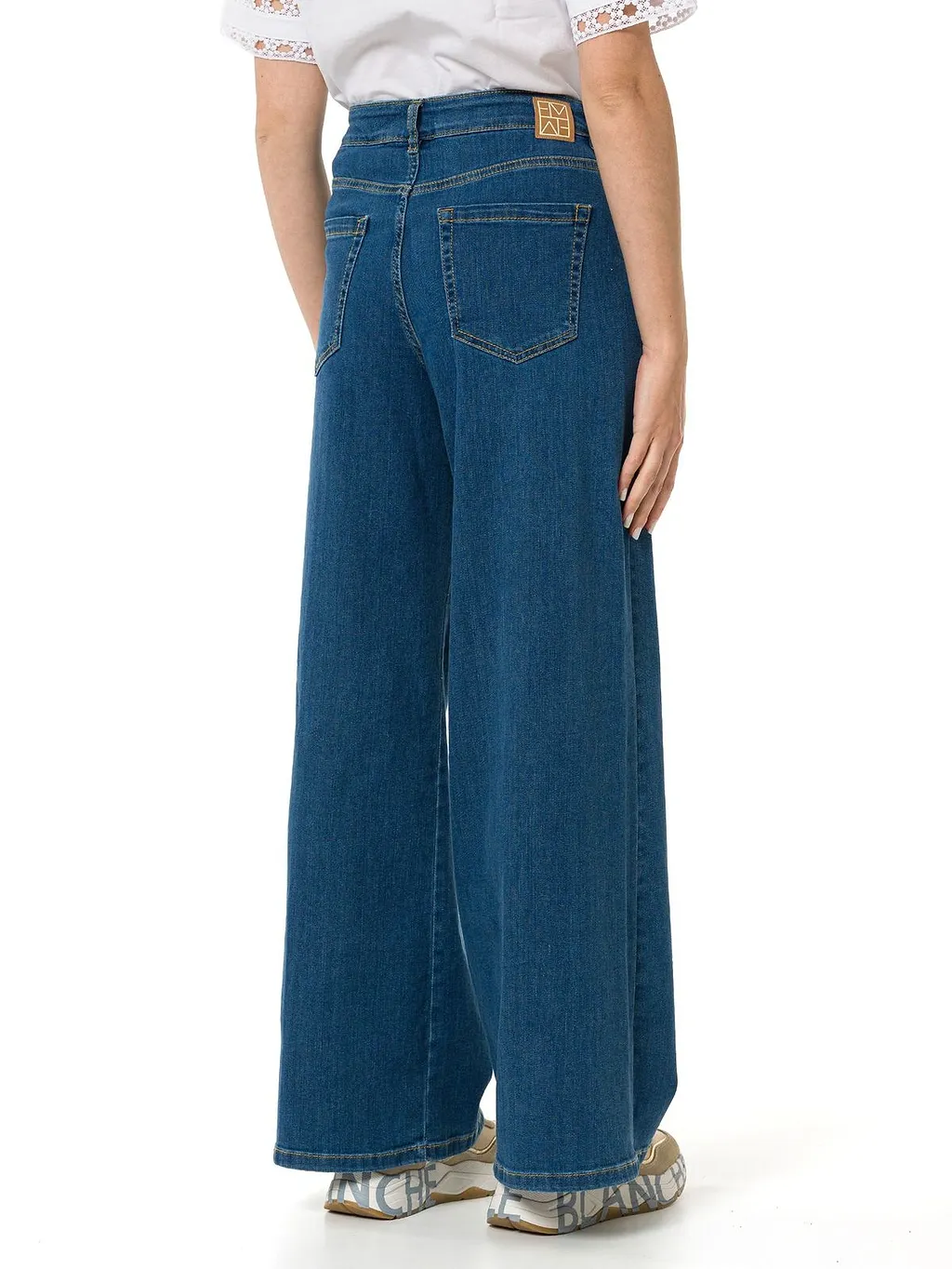 Emme Marella Stretch Wide-Leg Jeans