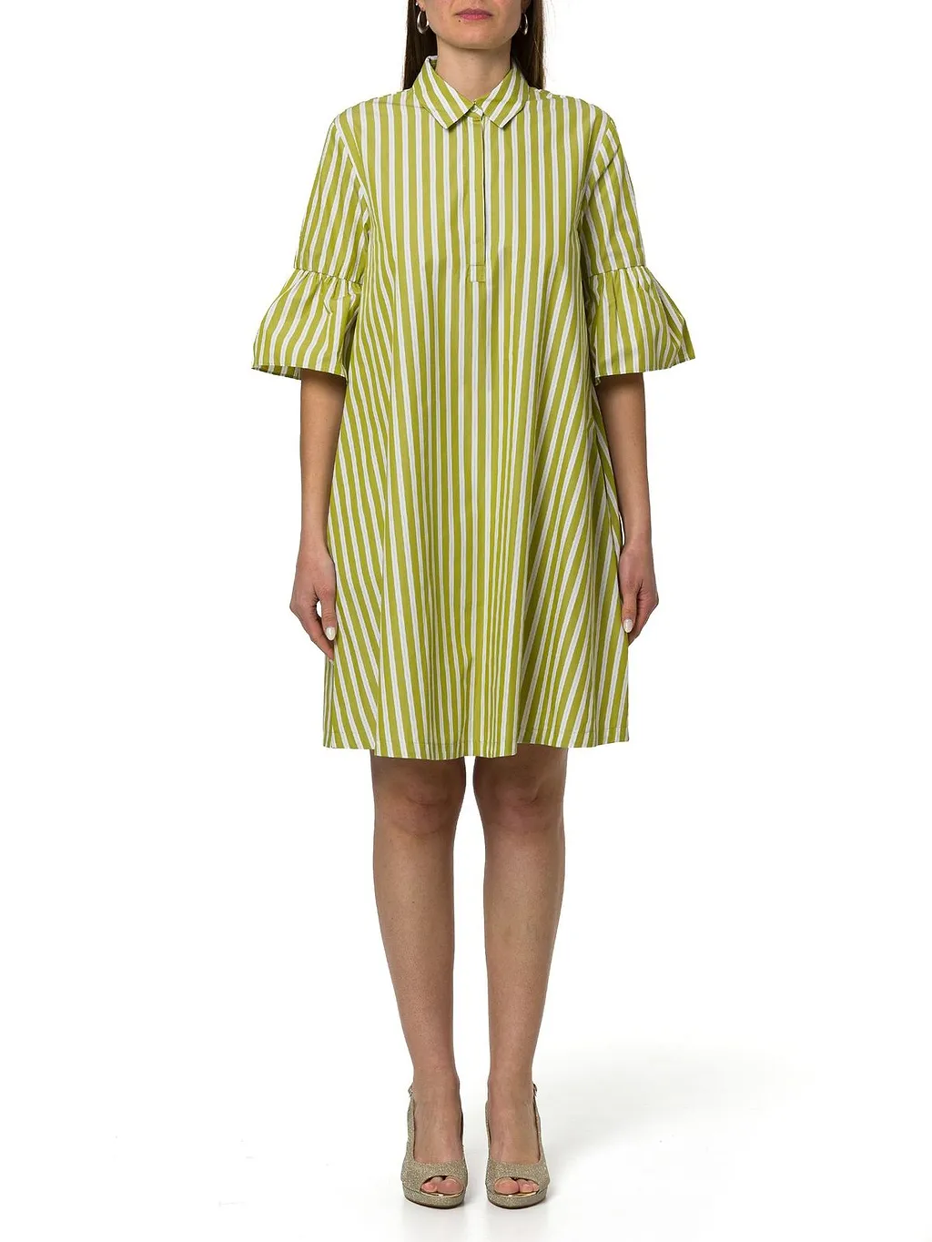 Emme Marella Striped Shirt Dress