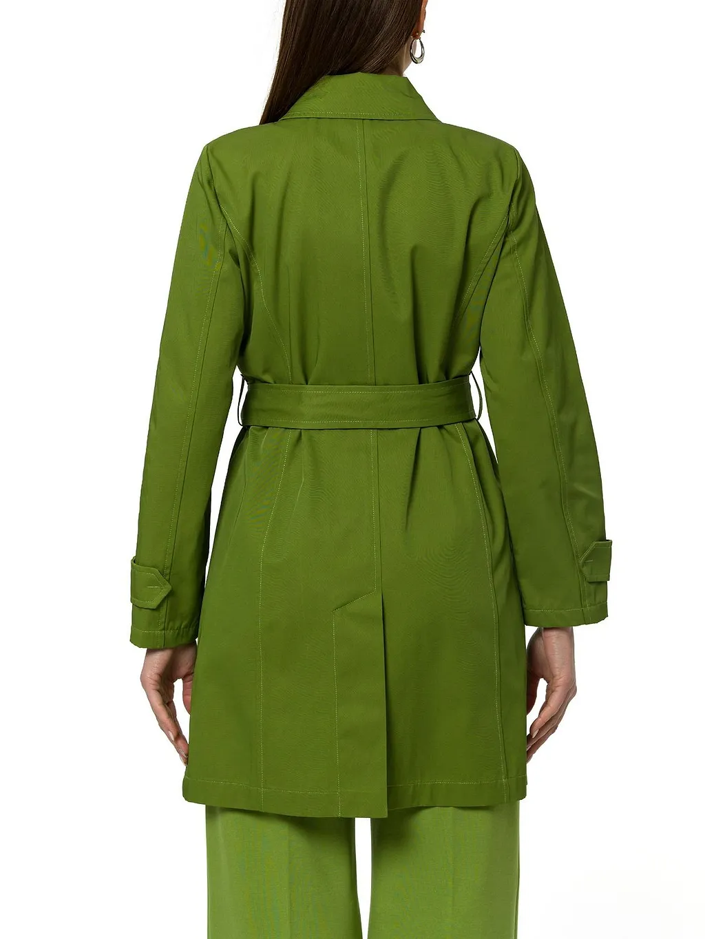 Emme Marella Single-Breasted Water-Repellent Trench Coat